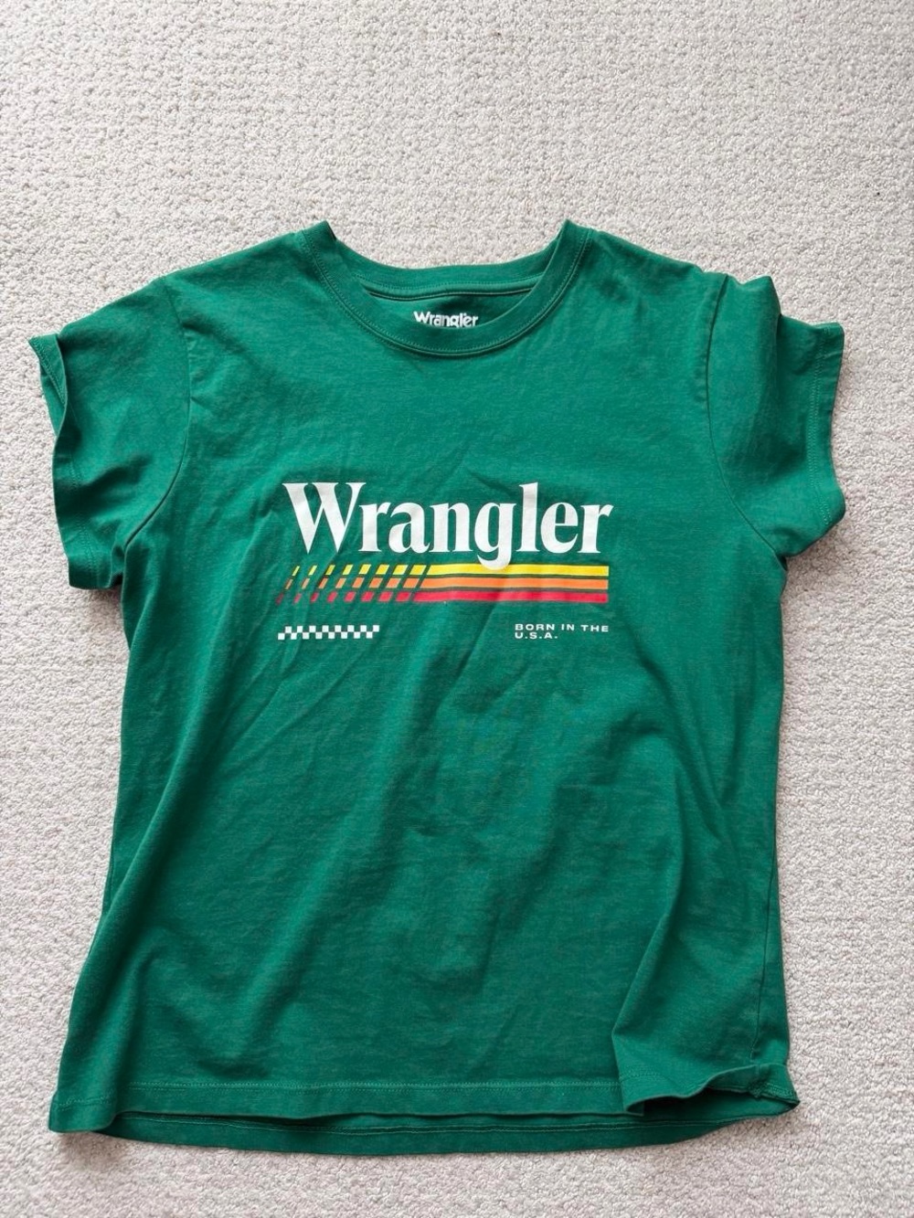 Wrangler women’s baby tee Logo Graphic Tee